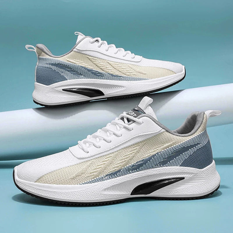 Baskets de marche légères en maille pour hommes