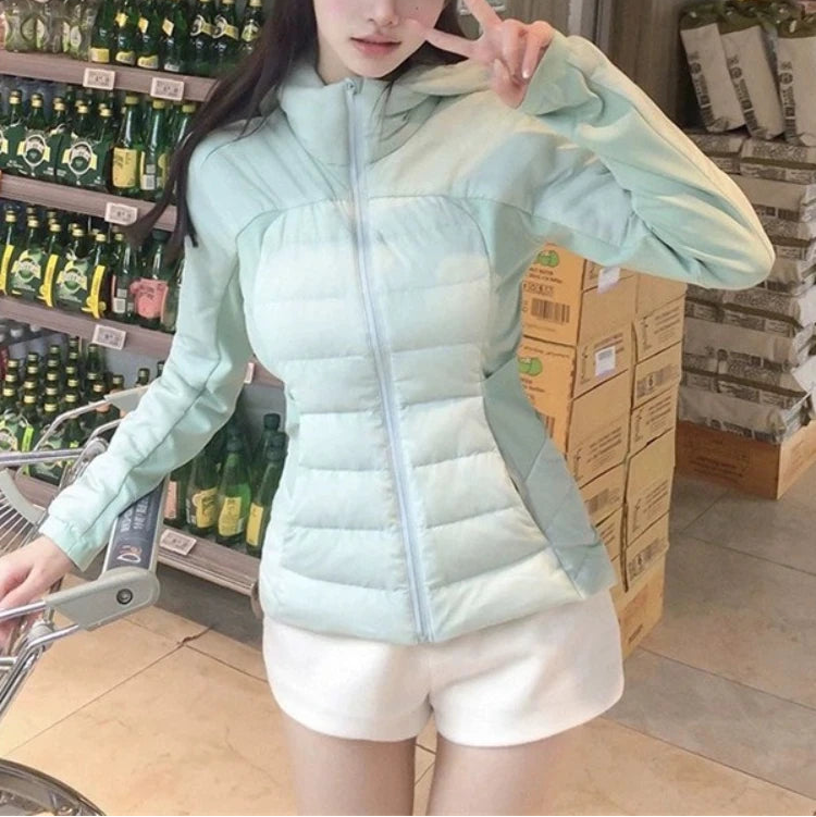 Doudoune légère en duvet de canard blanc à 90 % pour femme