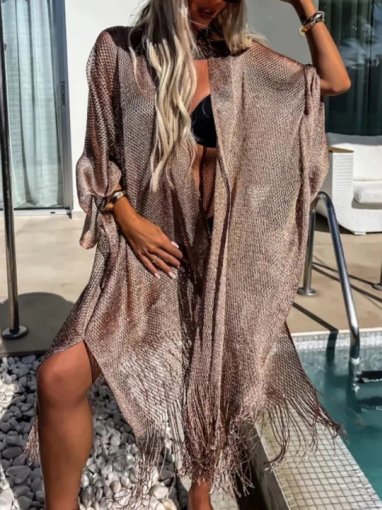 Robe de plage simple et sexy pour femmes