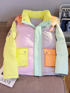 Doudoune épaisse en duvet de canard blanc pour femme