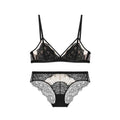 Ensemble de lingerie sexy en dentelle française brodée pour femme