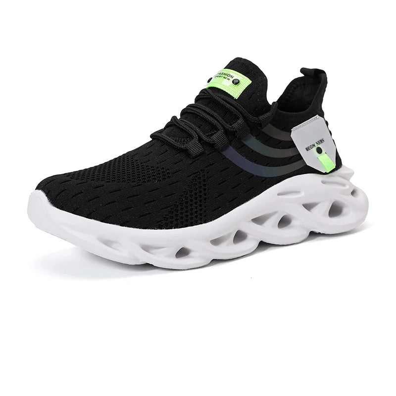 Baskets de course en maille pour hommes et femmes