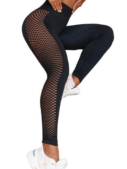 Leggings ajouré sur le côté pour femmes