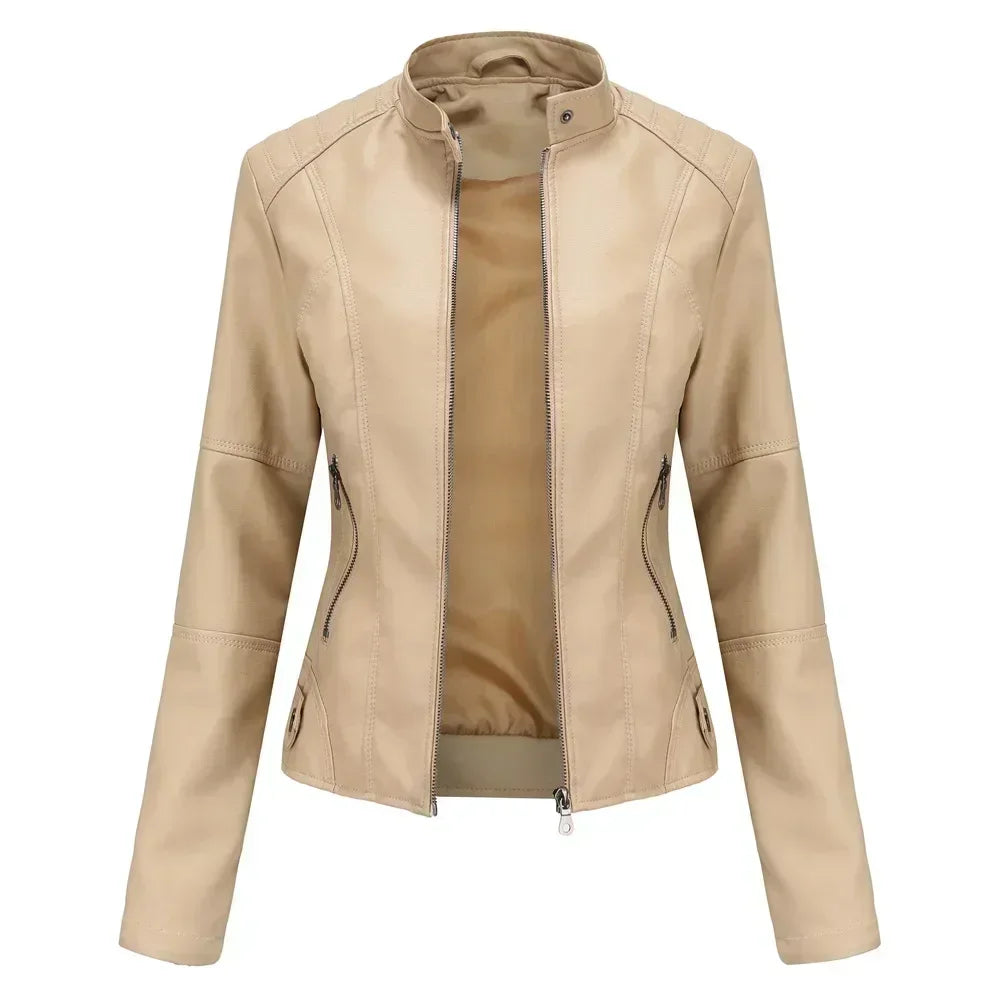 Veste en Faux cuir pour femme