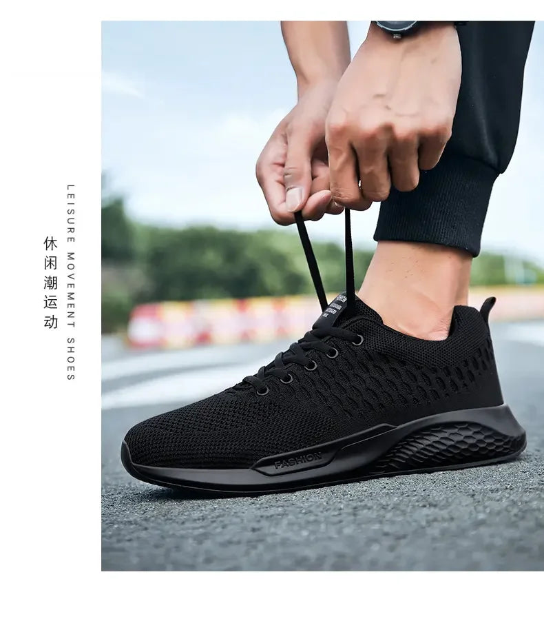 Chaussures de course avec maille coulissante pour hommes