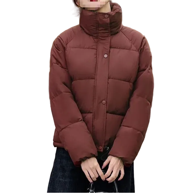 Manteau courte bouffante en coton pour femme