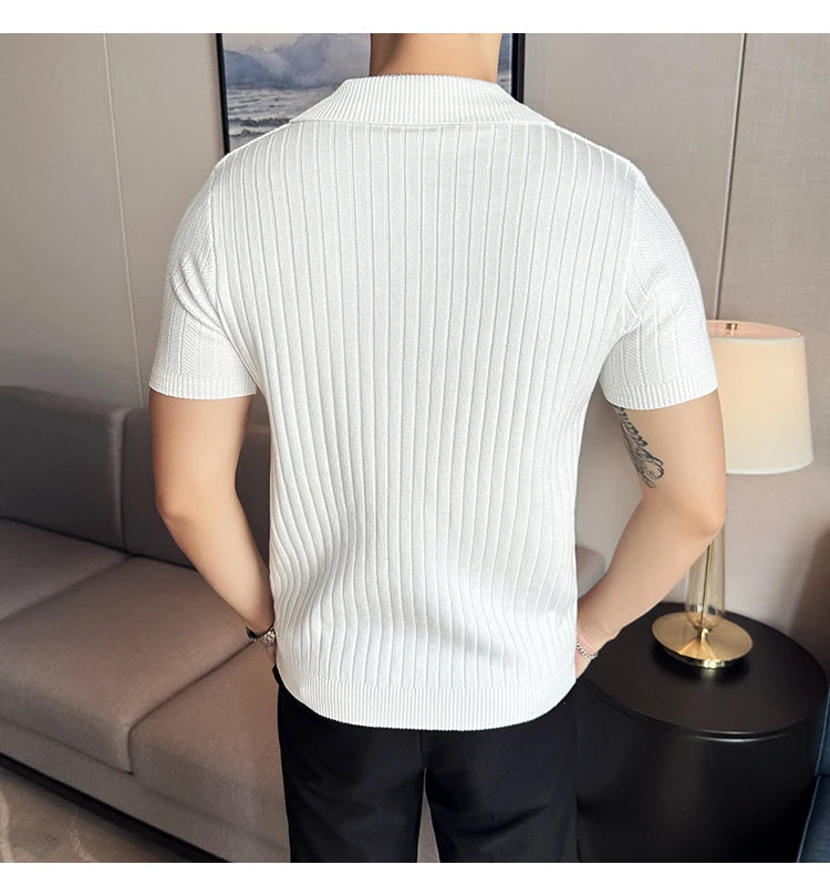 Polo rayé pour hommes