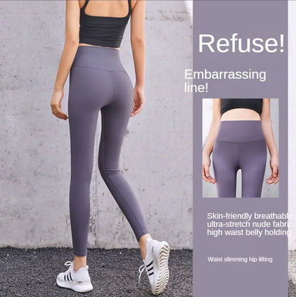 Leggings moulants à fermeture éclair invisible pour femmes