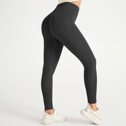 Leggings taille haute sans couture pour femmes