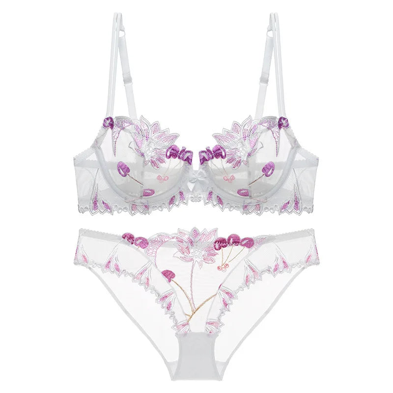 Ensemble de soutien-gorge en dentelle pour femmes