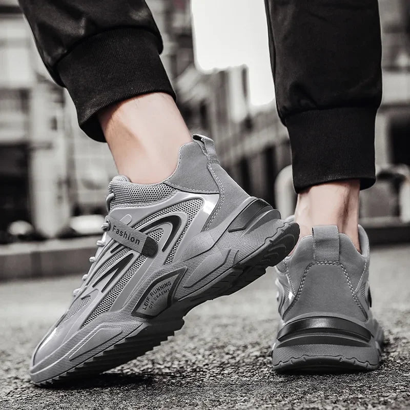 Baskets tendance en maille pour hommes