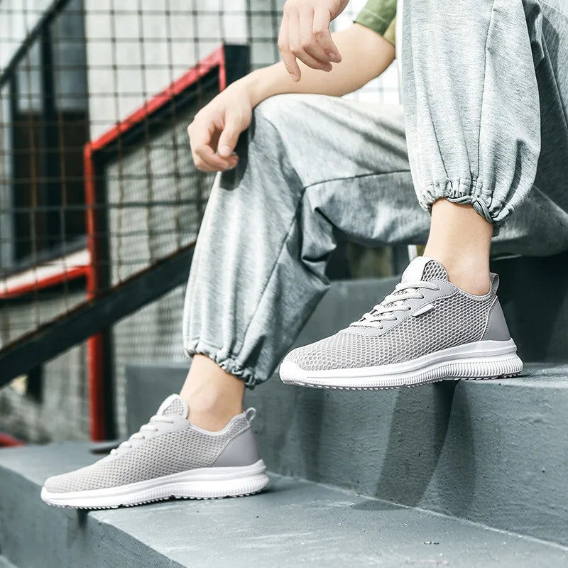 Baskets en maille pour hommes