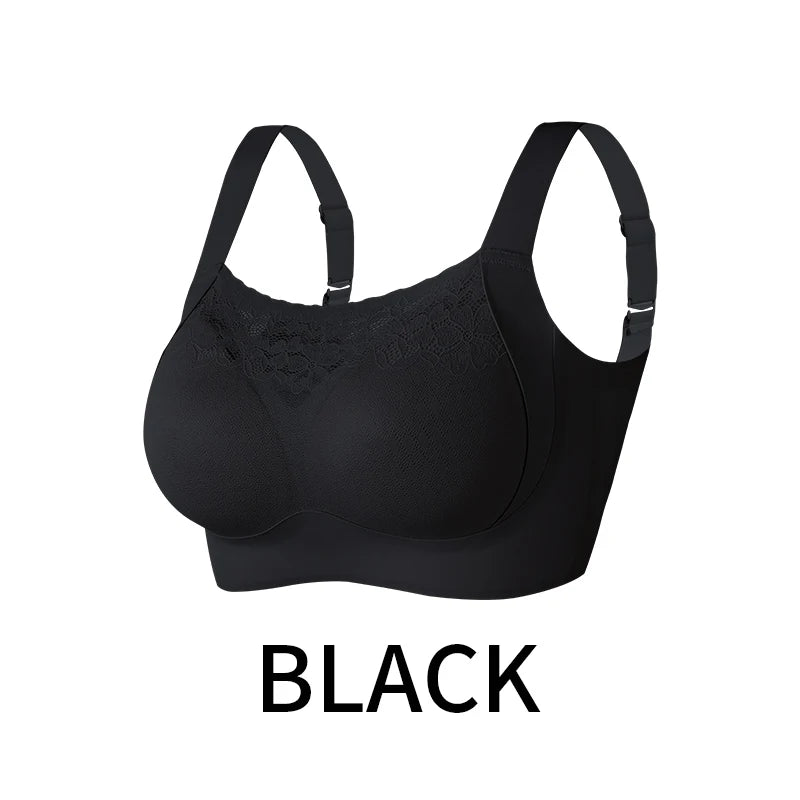 Soutien-gorge à armatures grande taille dentelle pour femmes