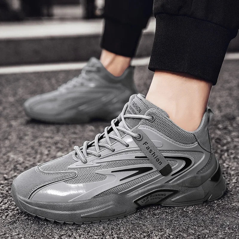 Baskets tendance en maille pour hommes