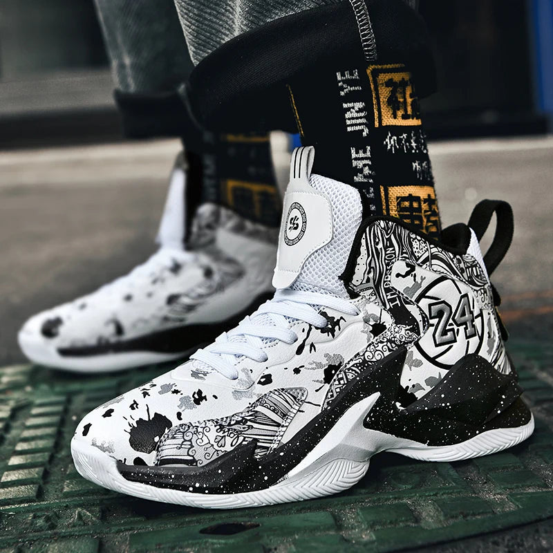 Chaussures de basket-ball montantes pour hommes