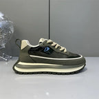 Baskets épaisses à semelle souple pour hommes