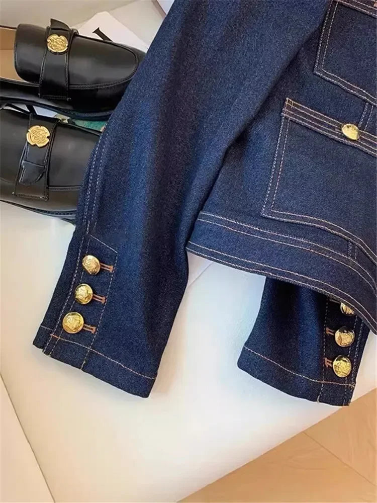 Veste en jean pour femmes vintage