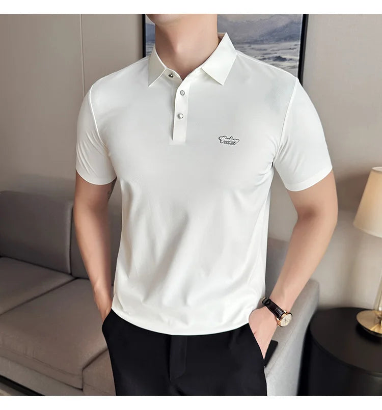Polo à manches courtes pour hommes