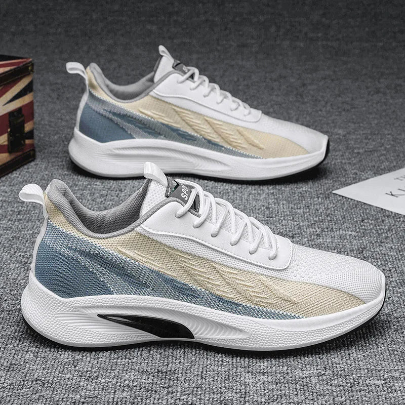 Baskets de marche légères en maille pour hommes