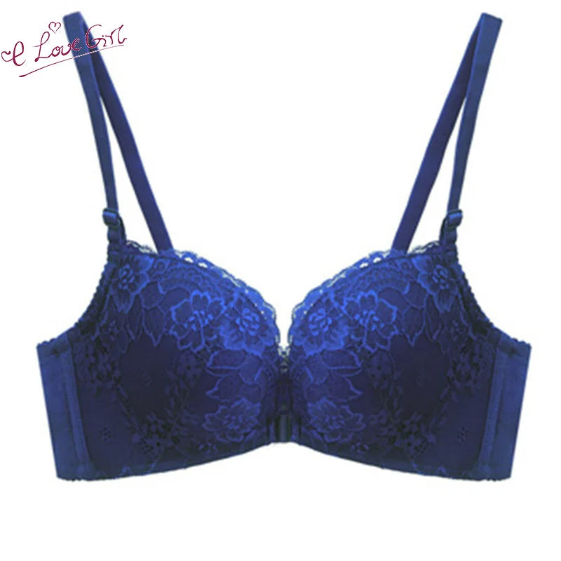 Soutien-gorge push-up en dentelle sexy sans fil pour femme