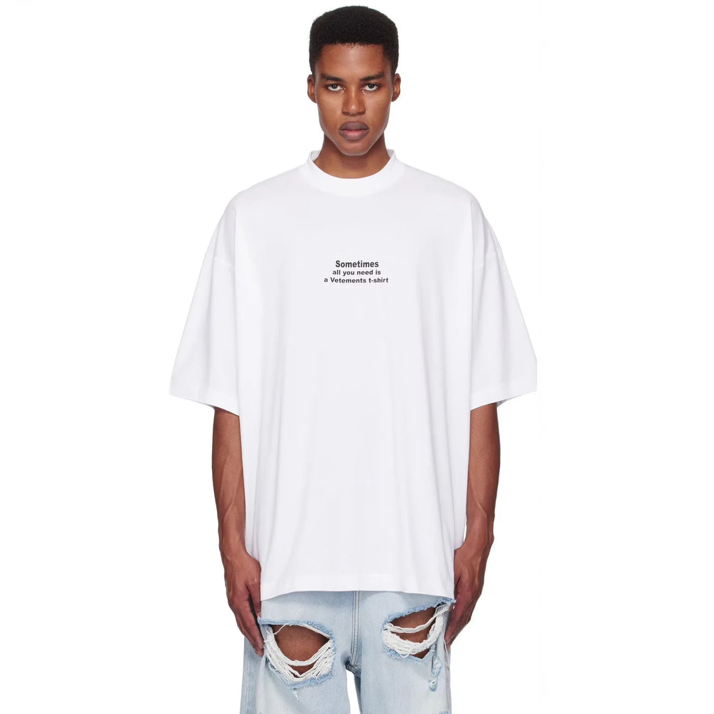 T-Shirt à manches courtes et lettre imprime pour homme