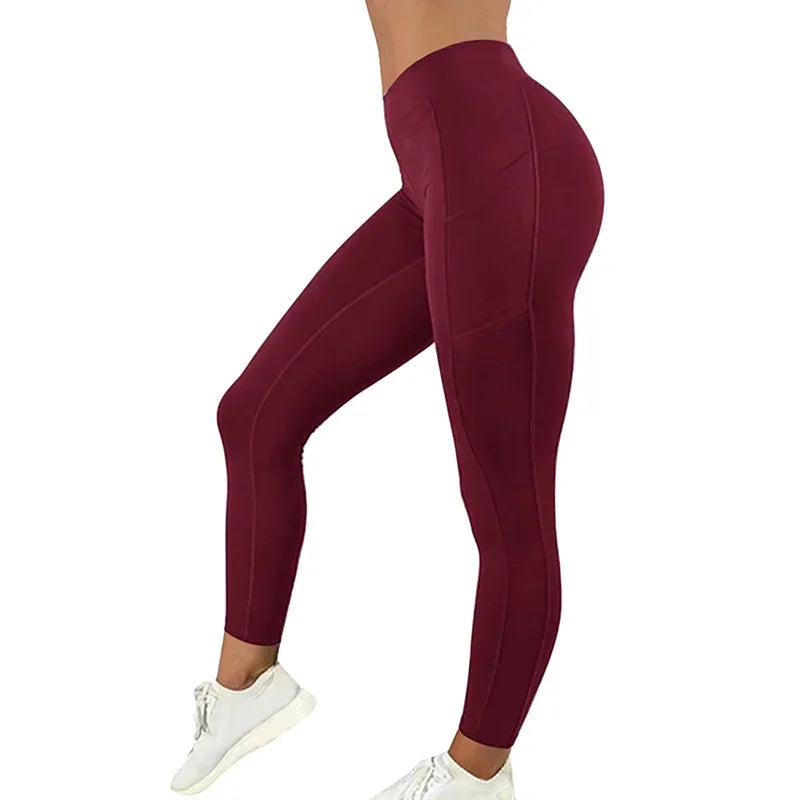 Leggings push-up taille haute pour femme