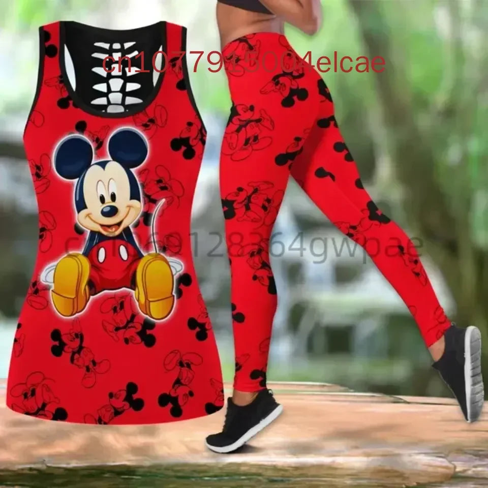 Ensemble débardeur et Leggings Disney Minnie Mous pour femmes