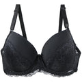 Soutien-gorge push-up en dentelle florale sans couture pour femmes