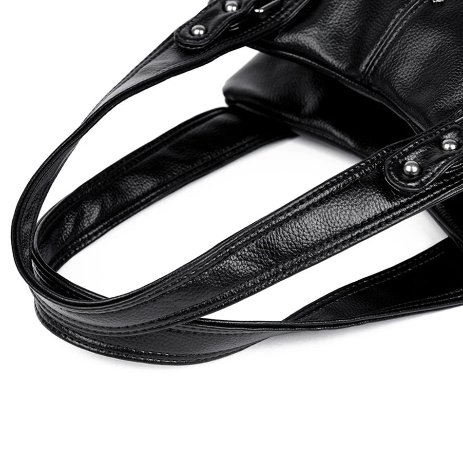 Sac en cuir PU de haute qualité grande capacité pour femmes