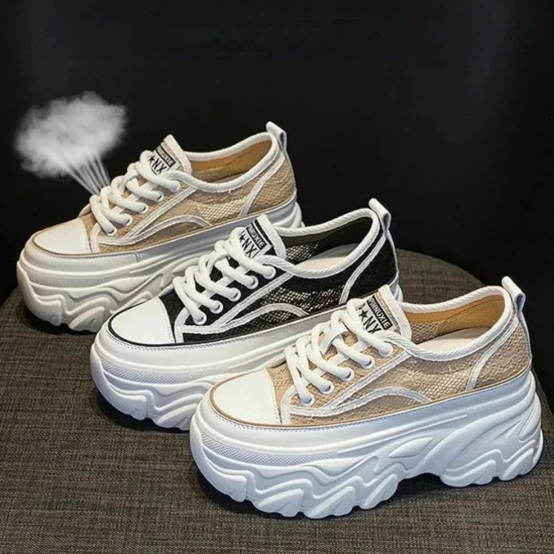 Baskets à fermeture à lacets pour femmes