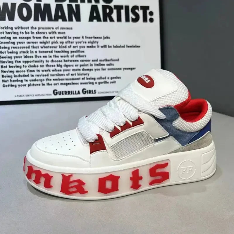 Baskets épaisses décontractées pour hommes