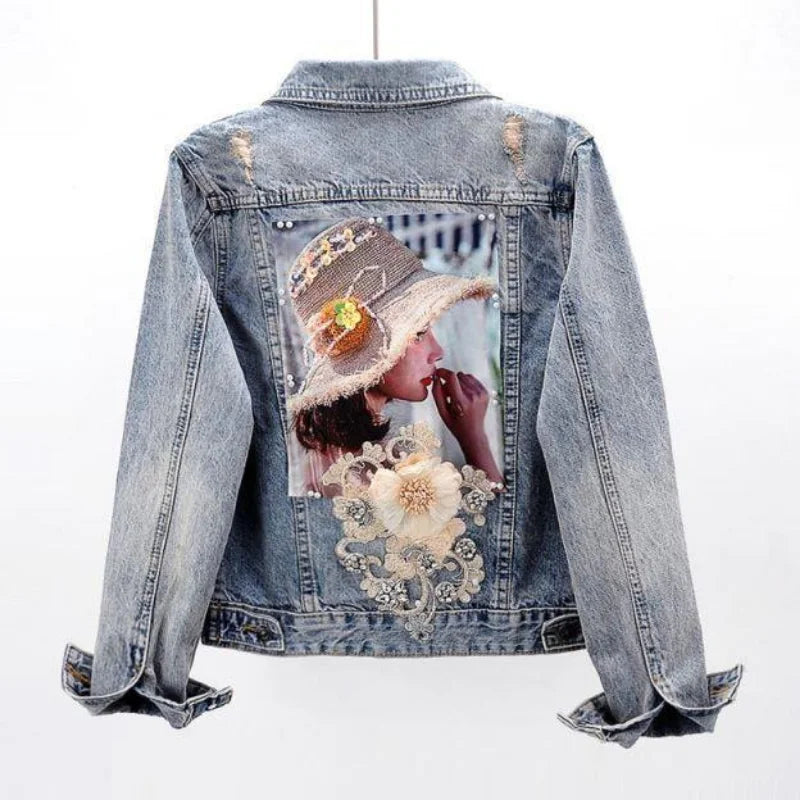 Veste en jean pour femmes