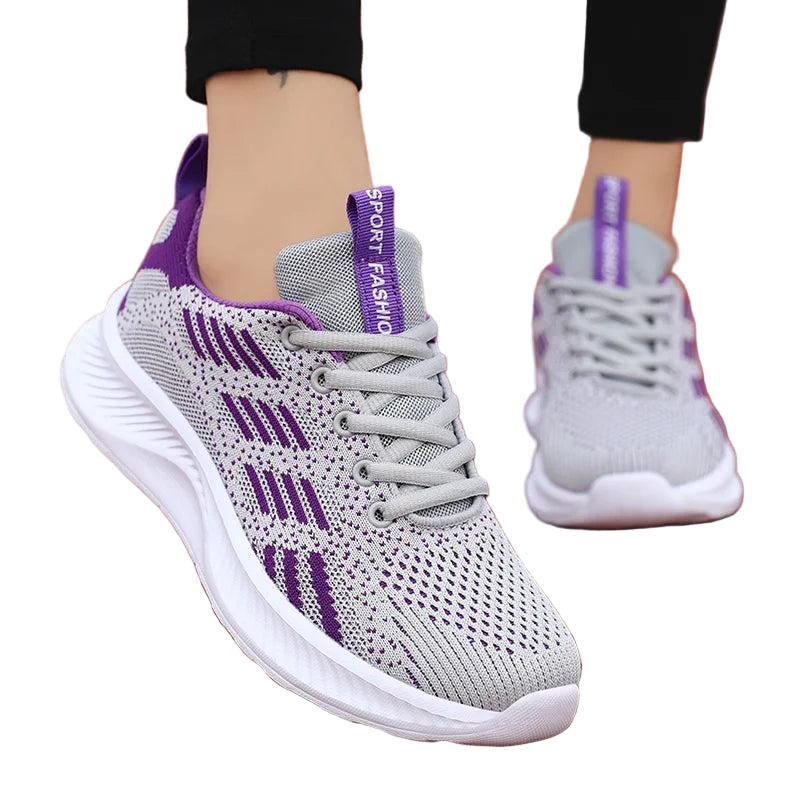 Baskets blanches de luxe légères et respirantes pour femmes