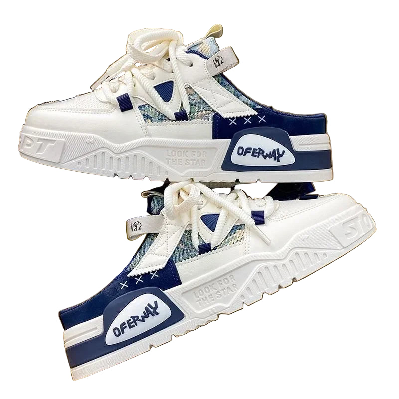 Chaussures à plateforme décontractées respirantes pour homme