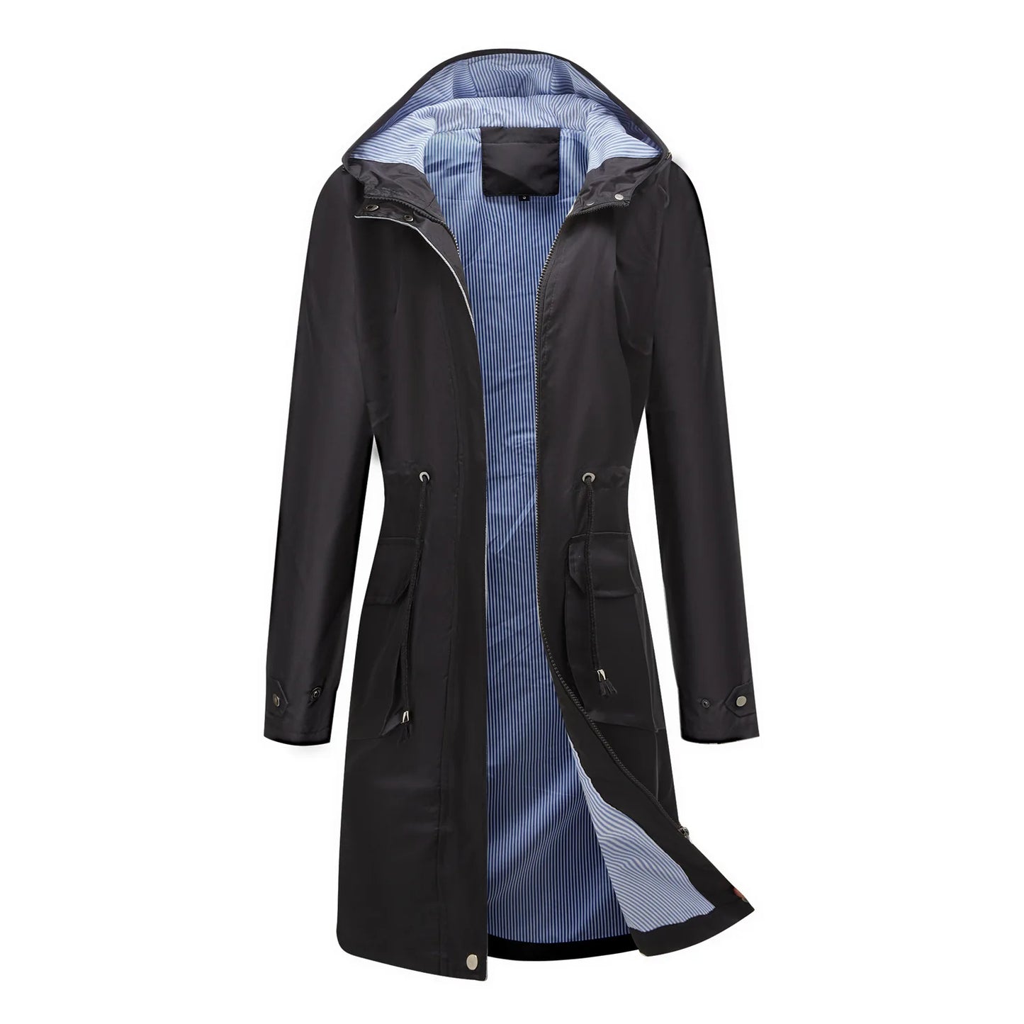 Manteau à Manches sulf pour Femme, Vêtements Féminins, Vestes Décontractées, Coupe-Vent