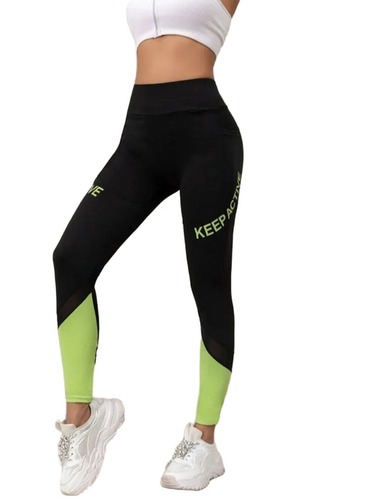 Leggings sans couture imprimé pour femmes