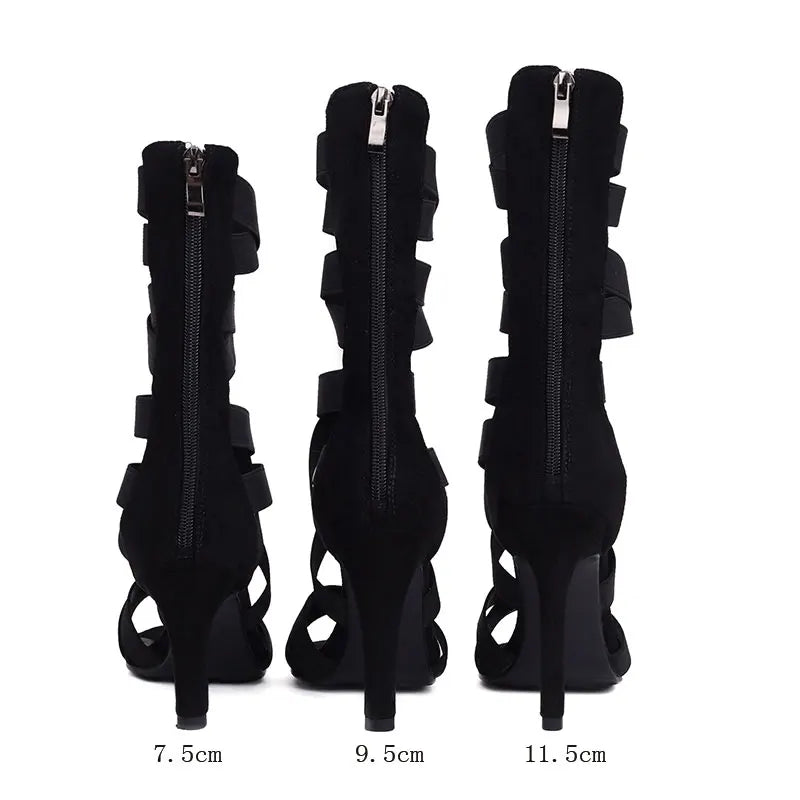 Bottines en maille pour femmes