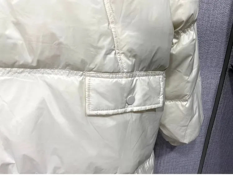 Doudoune d'hiver à capuche pour femme