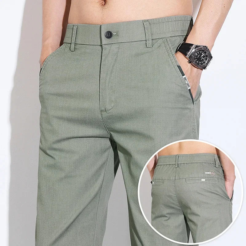 Pantalon décontracté slim pour hommes