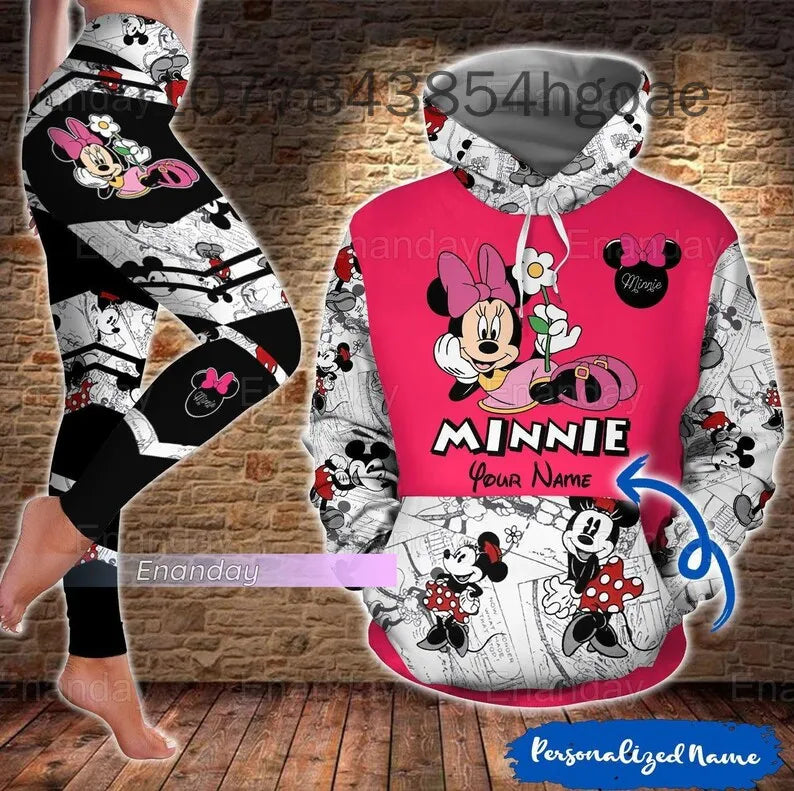 Ensemble sweat à capuche et Leggings Disney Minnie  pour femme