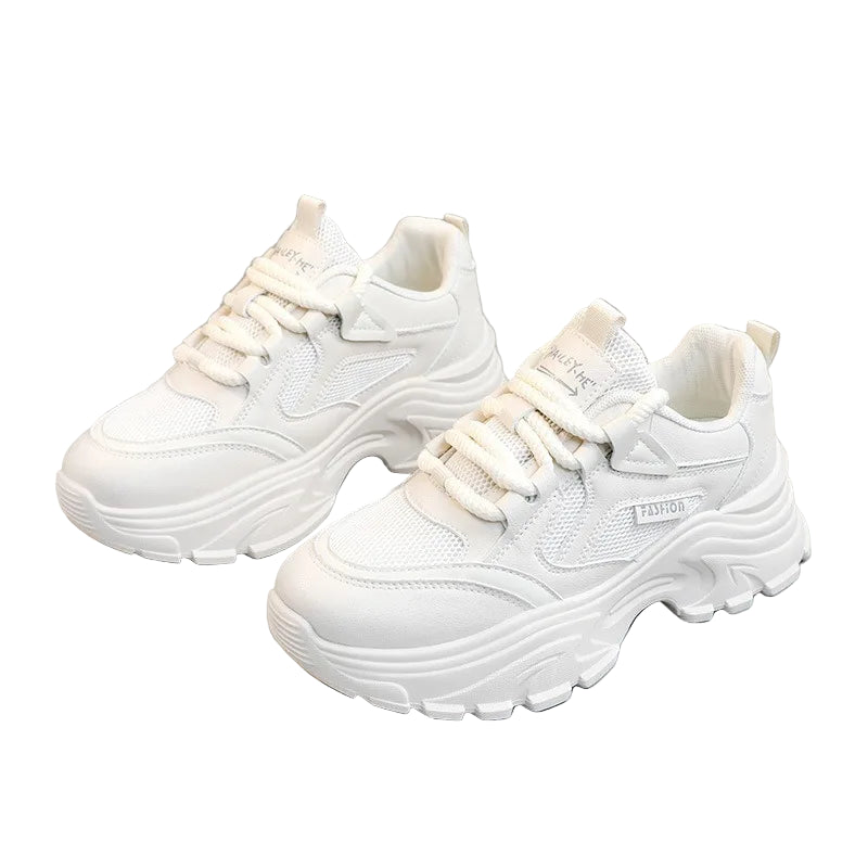 Baskets de course épaisses et respirantes pour femmes