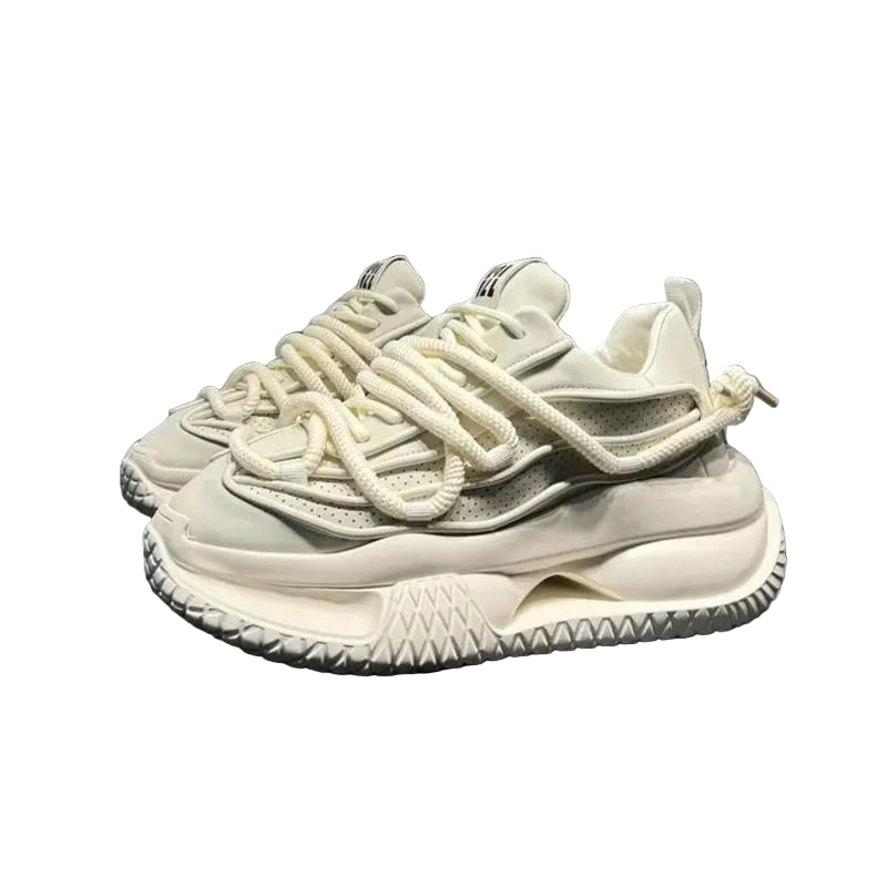 Baskets de course à lacets pour hommes