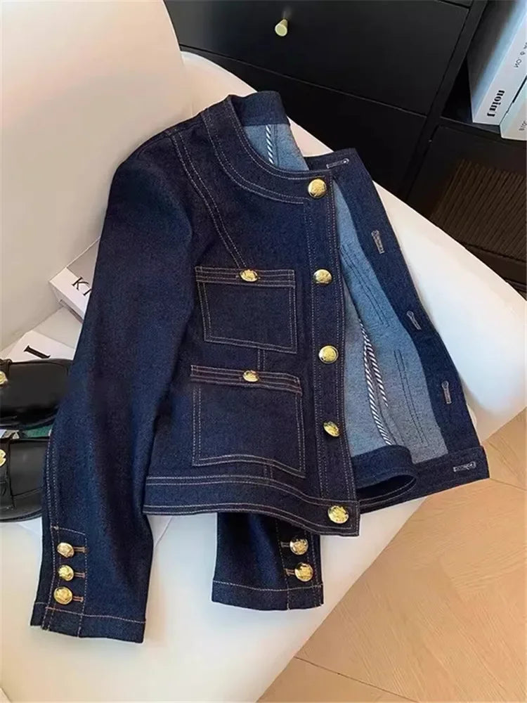 Veste en jean pour femmes vintage