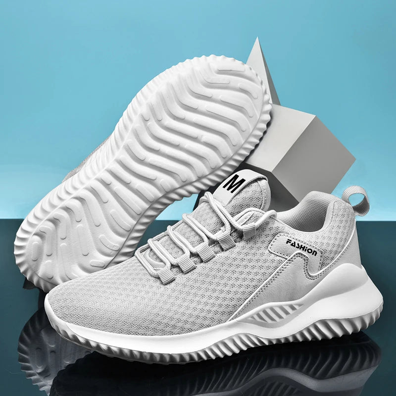 Chaussures de course plates en maille respirante pour hommes et femmes