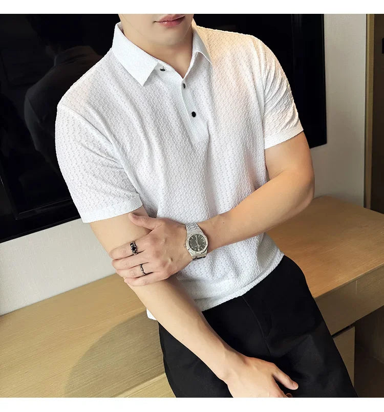 Polo haute élasticité pour hommes