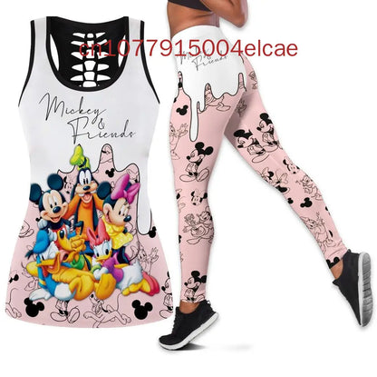 Ensemble débardeur et Leggings Disney Minnie Mous pour femmes