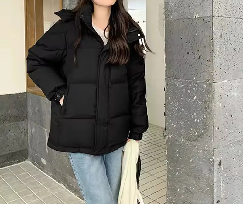 Manteau d'hiver chaude et décontractée pour femme