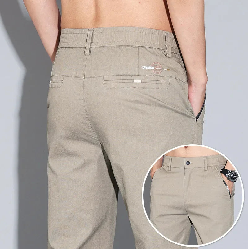 Pantalon décontracté slim pour hommes