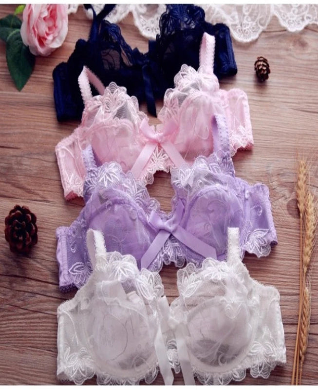 Ensemble de lingerie transparente pour femmes