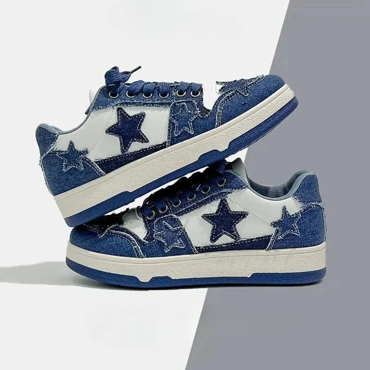 Baskets décontractées à plateforme pour femme